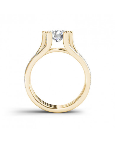 1.72ct Brilliant Diamond Gold Engagement Ring