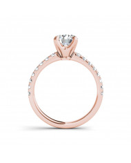 1.23ct Brilliant Diamond Solitaire Gold Engagement Ring