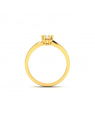 0.16ct Brilliant Cut Diamond Solitaire Gold Engagement Ring - 01US21