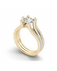1.72ct Brilliant Diamond Gold Engagement Ring