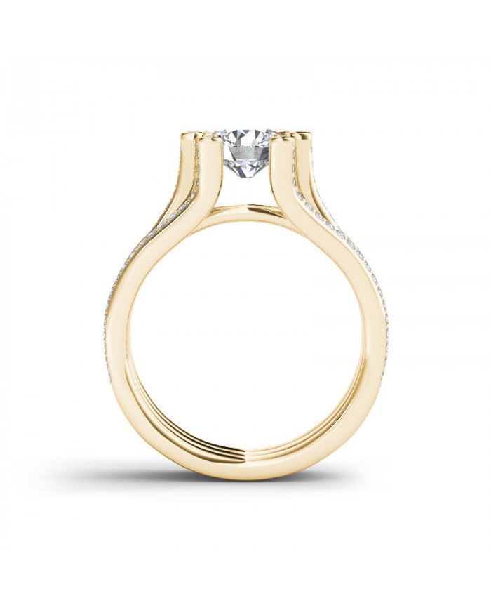 1.72ct Brilliant Diamond Gold Engagement Ring