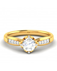 0.67ct Brilliant Diamond Gold Engagement Ring - 01US32
