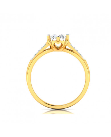 0.67ct Brilliant Diamond Gold Engagement Ring - 01US32