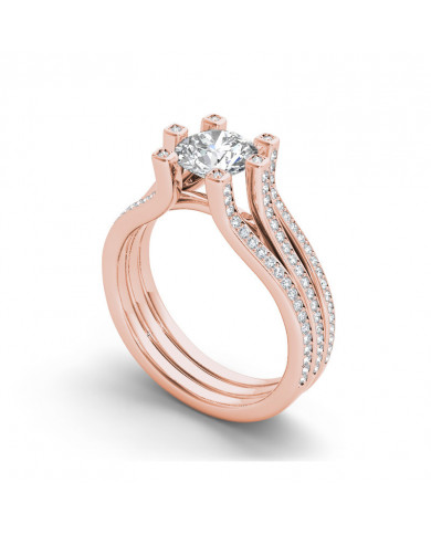 1.72ct Brilliant Diamond Gold Engagement Ring